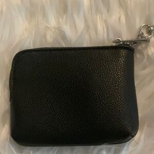 Save The Girls Vegan RFID Black Leather Pouch